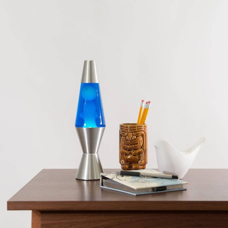 11.5″ LAVA Lamp – White/Blue/Silver - US 2072