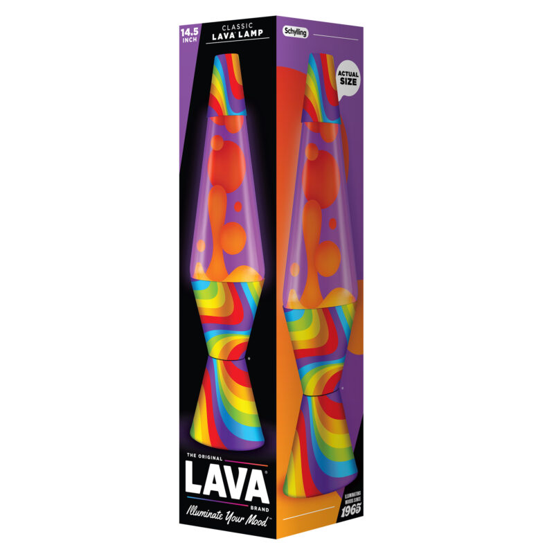 14.5″ Lava Lamp Flowing Color Bands - US 5868