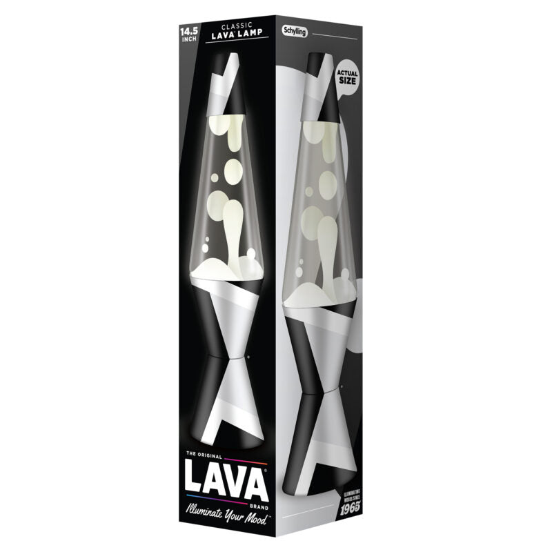 14.5″ Lava Lamp Polygonal White Tone - US 5643