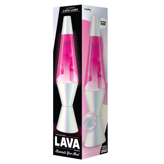 14.5″ Lava Lamp Opalescent Pearl - US 4175