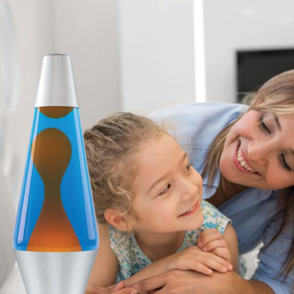 14.5” LAVA Lamp – Orange/Blue/Silver - US 2687