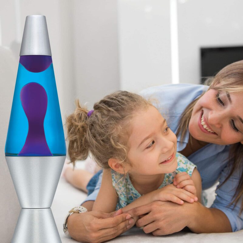 14.5″ LAVA Lamp – Purple/Blue/Silver - US 5954