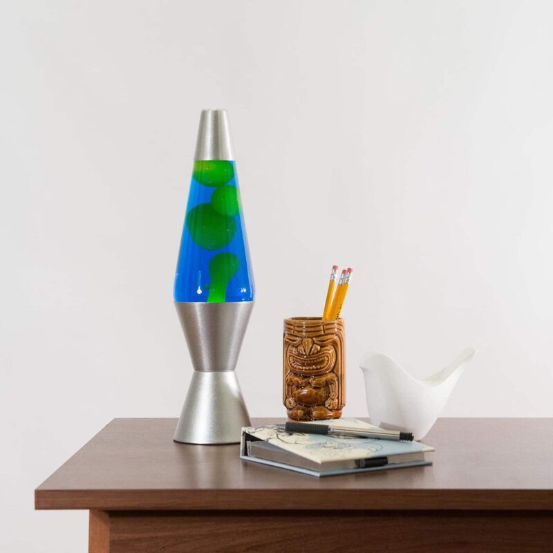 14.5” LAVA Lamp – Yellow/Blue/Silver - US 7690