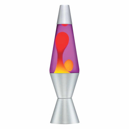 14.5” LAVA Lamp – Yellow/Purple/Silver - US 4836