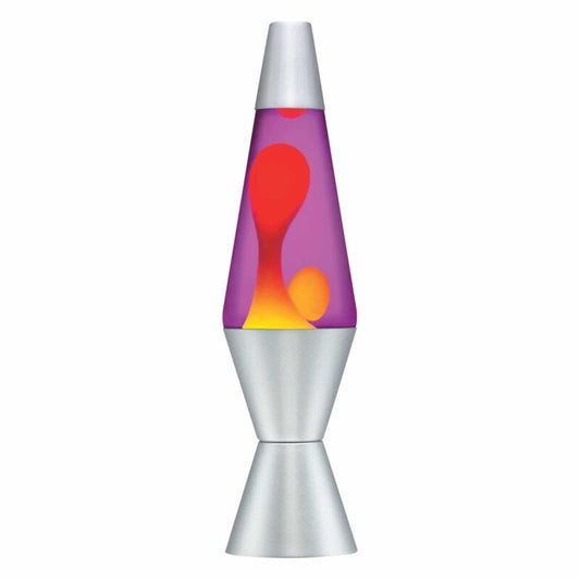 14.5” LAVA Lamp – Yellow/Purple/Silver - US 4836