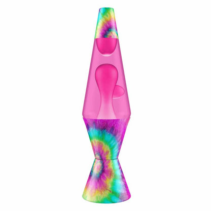 14.5″ LAVA Lamp – Tie Dye Pink Spiral - US 8169