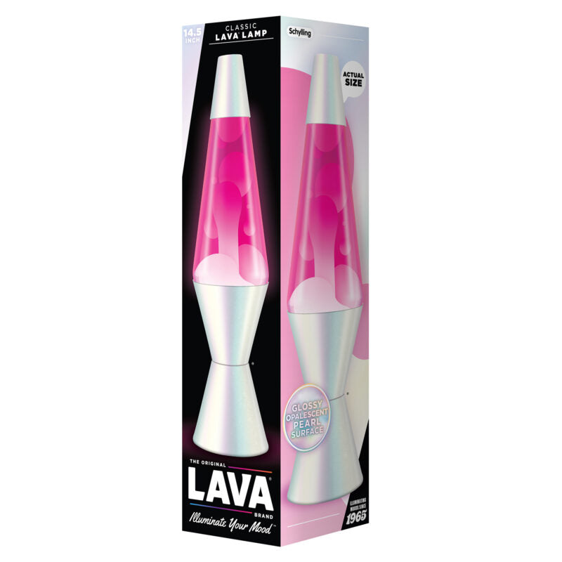 14.5″ Lava Lamp Opalescent Pearl - US 4175