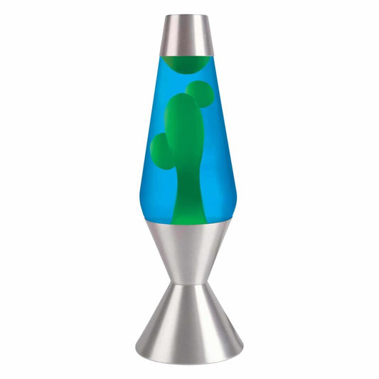16.3″ LAVA Lamp – Yellow/Blue/Silver - US 4410