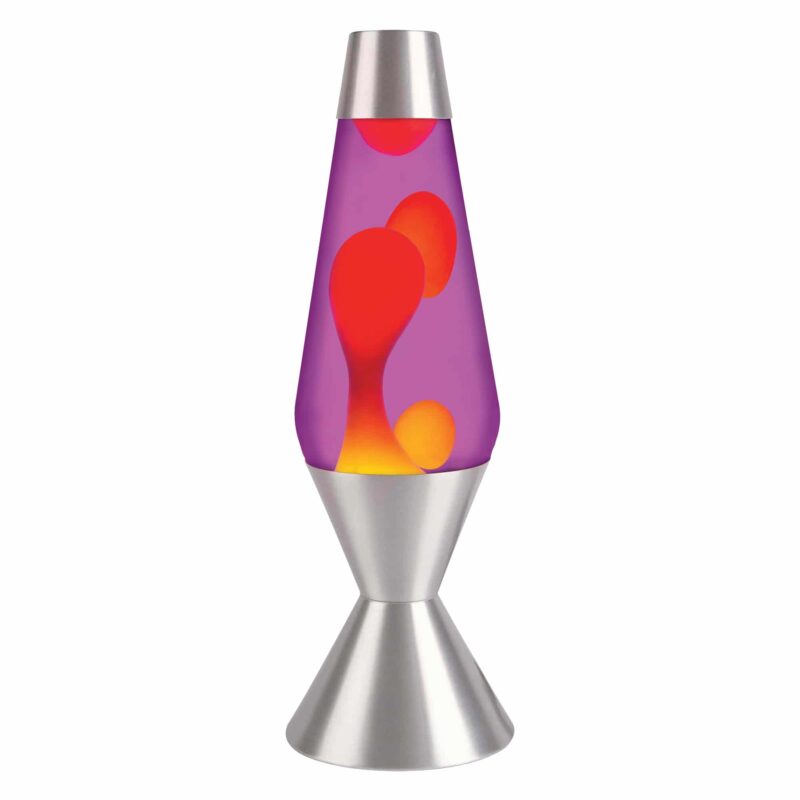 16.3″ LAVA Lamp – Yellow/Purple/Silver - US 5861