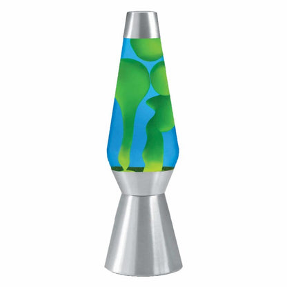 27″ LAVA Lamp Grande – Yellow/Blue/Silver - US 3134