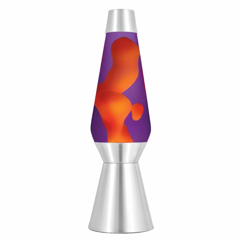 27″ LAVA Lamp Grande – Yellow/Purple/Silver - US 5602