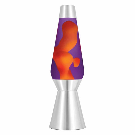 27″ LAVA Lamp Grande – Yellow/Purple/Silver - US 5602