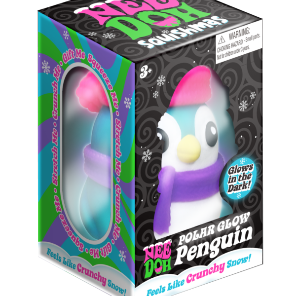 NeeDoh Polar Glow Penguin - US 4037