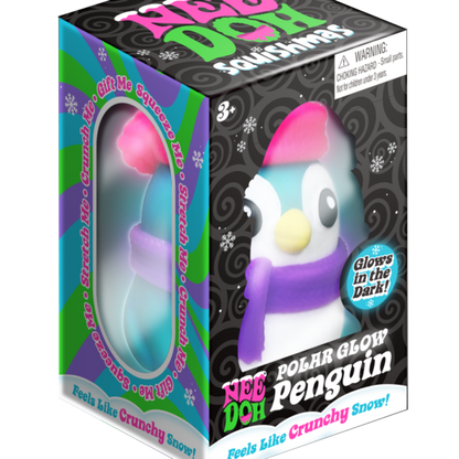 NeeDoh Polar Glow Penguin - US 4037