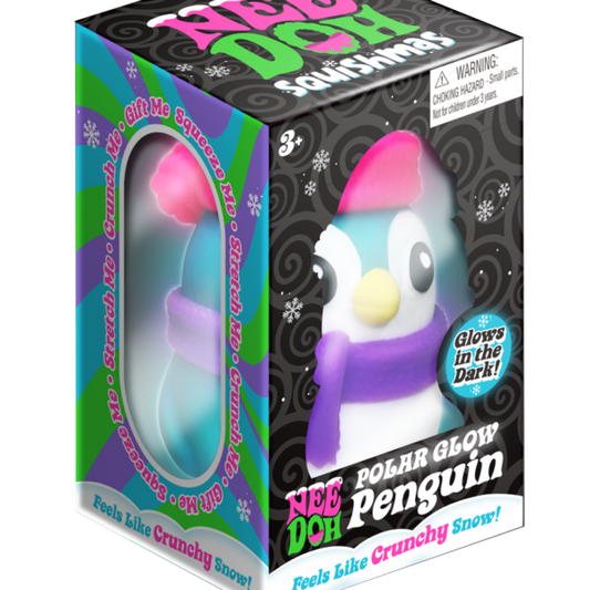 NeeDoh Polar Glow Penguin - US 4037