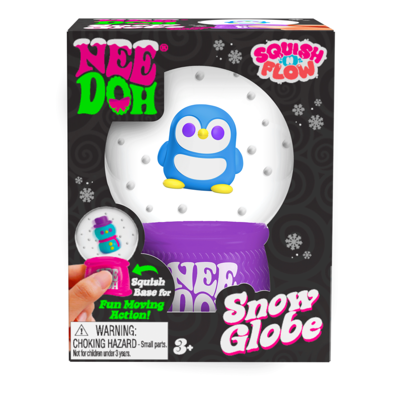 NeeDoh Squish N Flow Snow Globe - US 6258