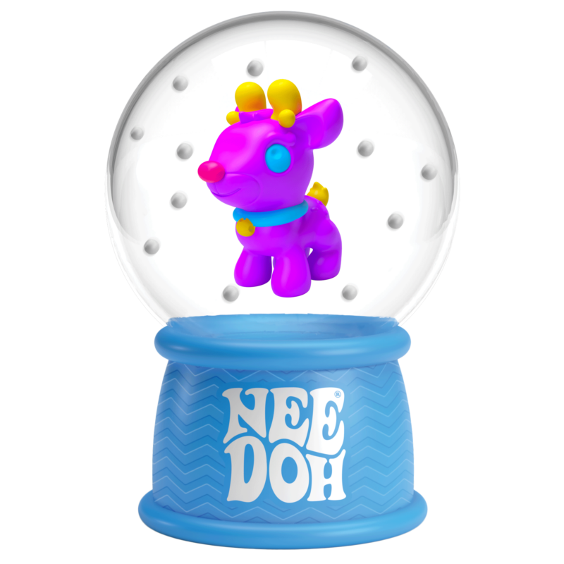 NeeDoh Squish N Flow Snow Globe - US 6258