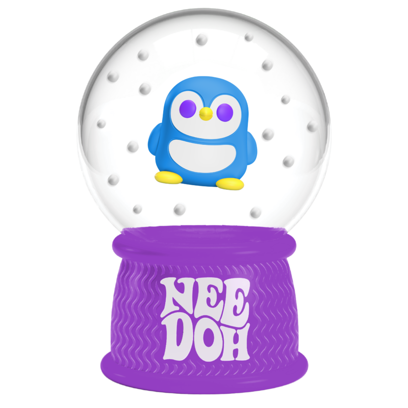 NeeDoh Squish N Flow Snow Globe - US 6258