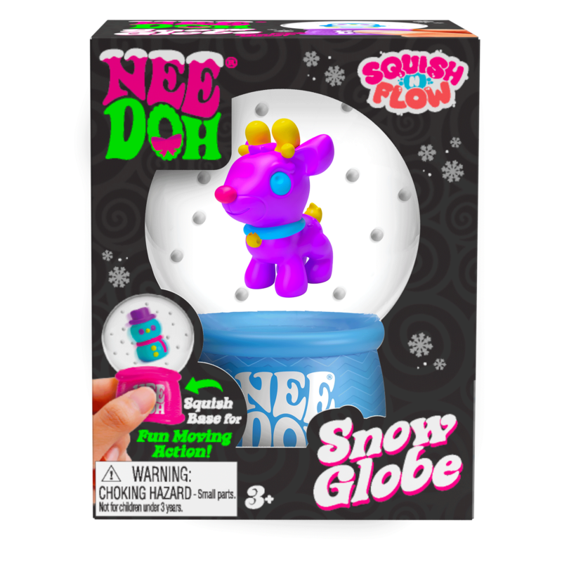 NeeDoh Squish N Flow Snow Globe - US 6258