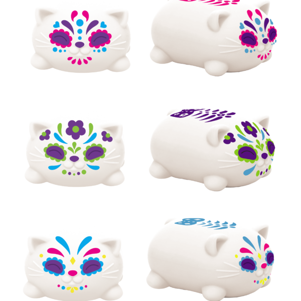 NeeDoh Sugar Skull Cats - US 3515